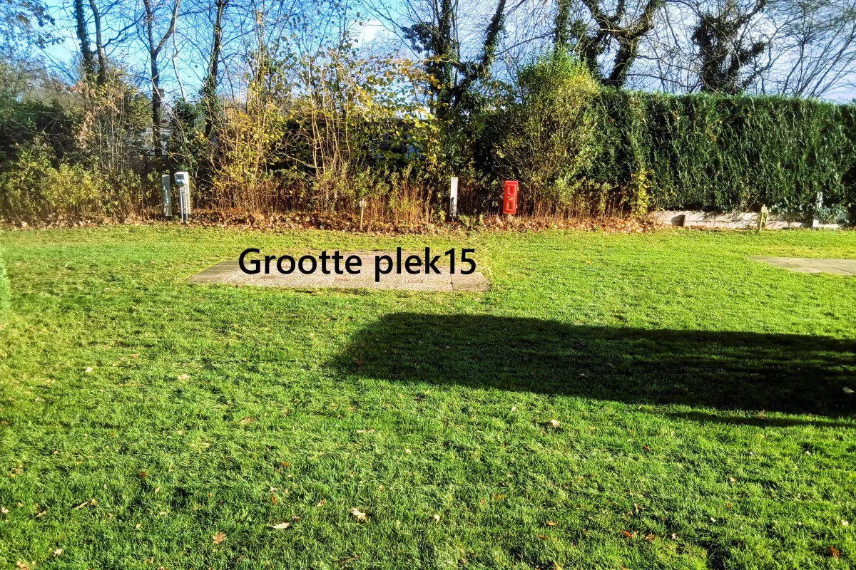Grootte plek 15