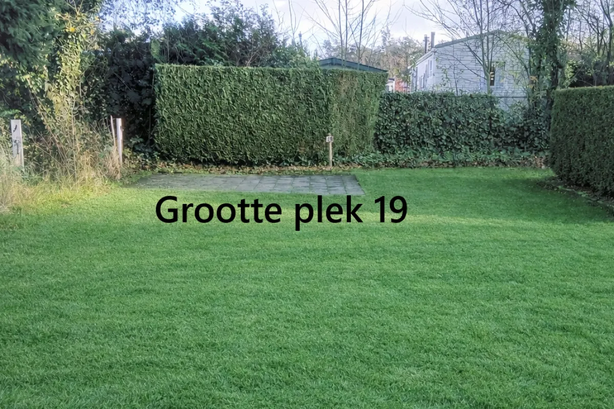 Grootte plek 19