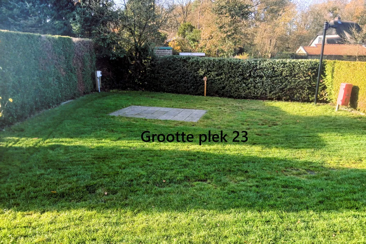 Grootte plek 23
